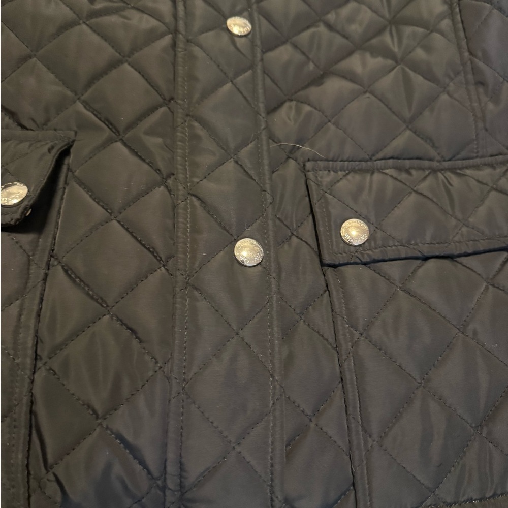 Women’s Quilted Black Jacket